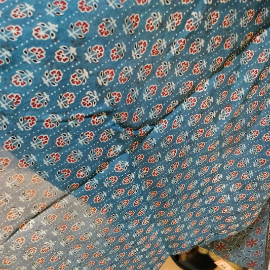 Ajrakh Modal Silk Sarees in Bangalore | Gruhini Silks