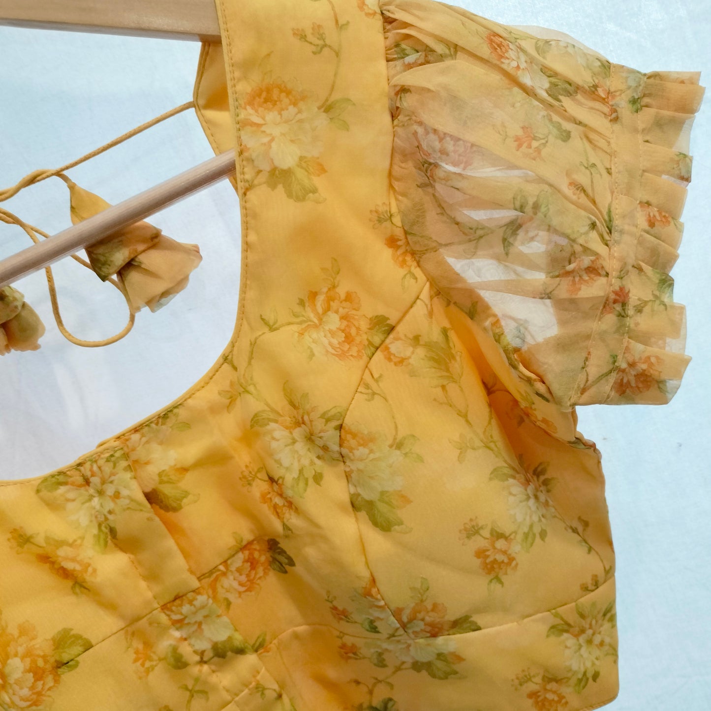 Organza Blouse Yellow
