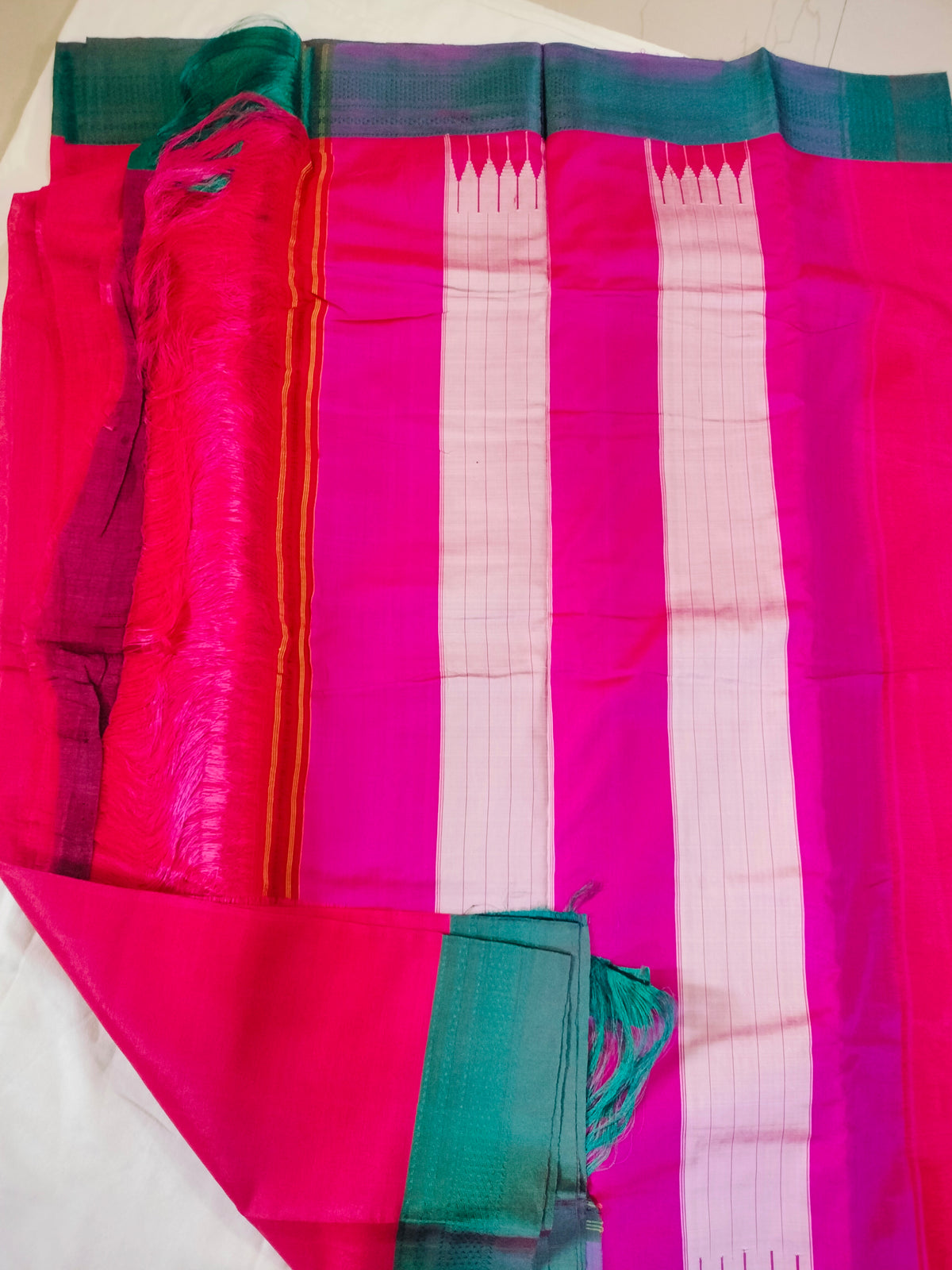 Ilkal Satin Silks Saree / Tope Teni Palu / Gruhini Silks