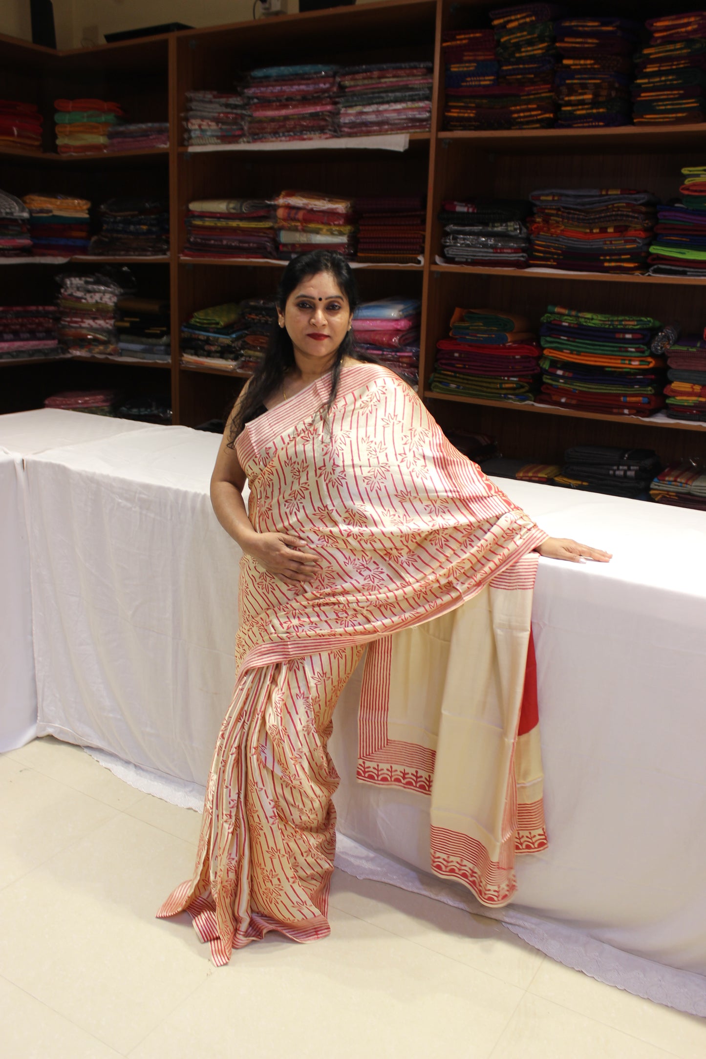 Vanaspati Modal Silk Sarees Pink