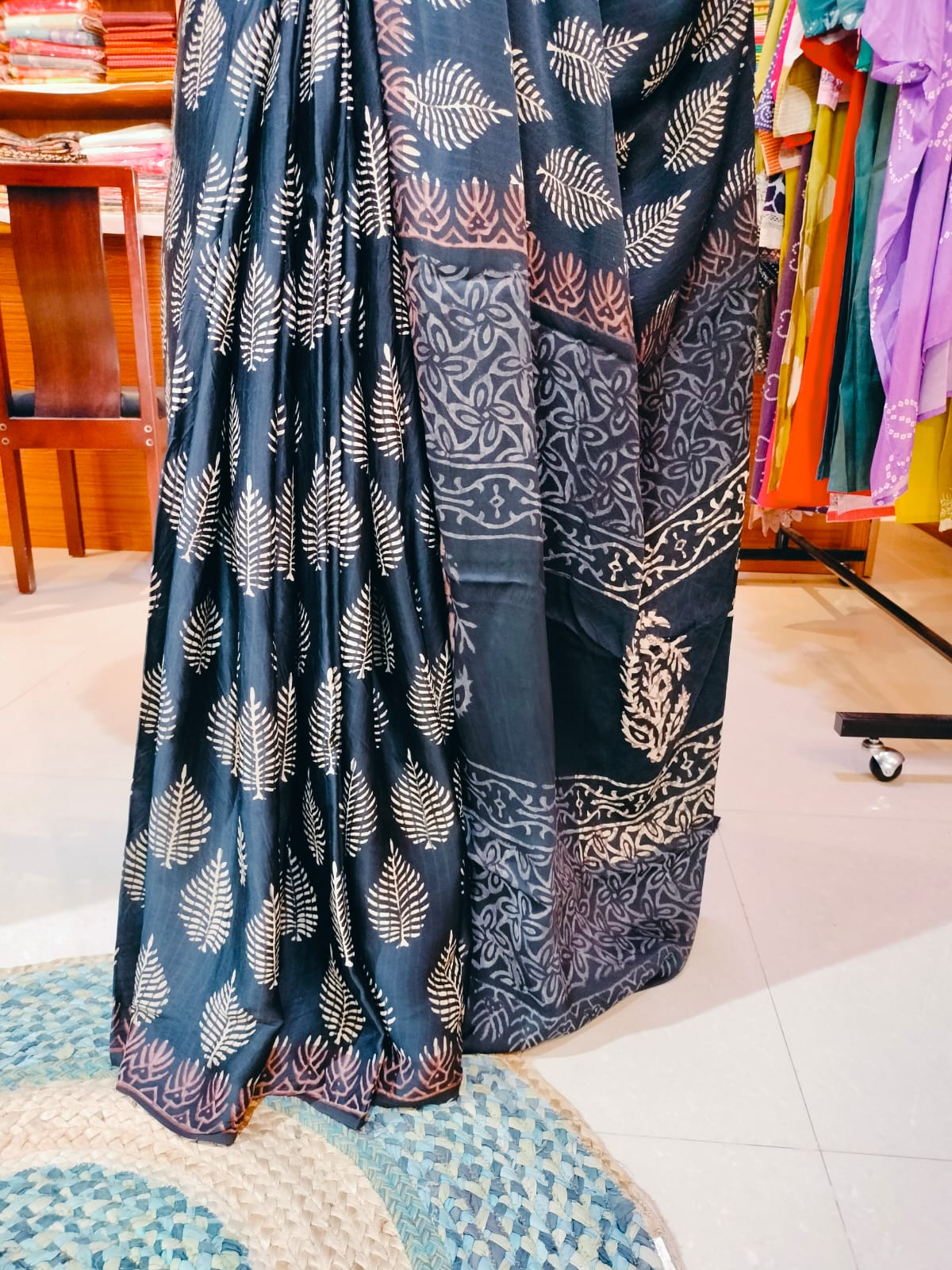 Vanaspati Pure Modal Silk Black