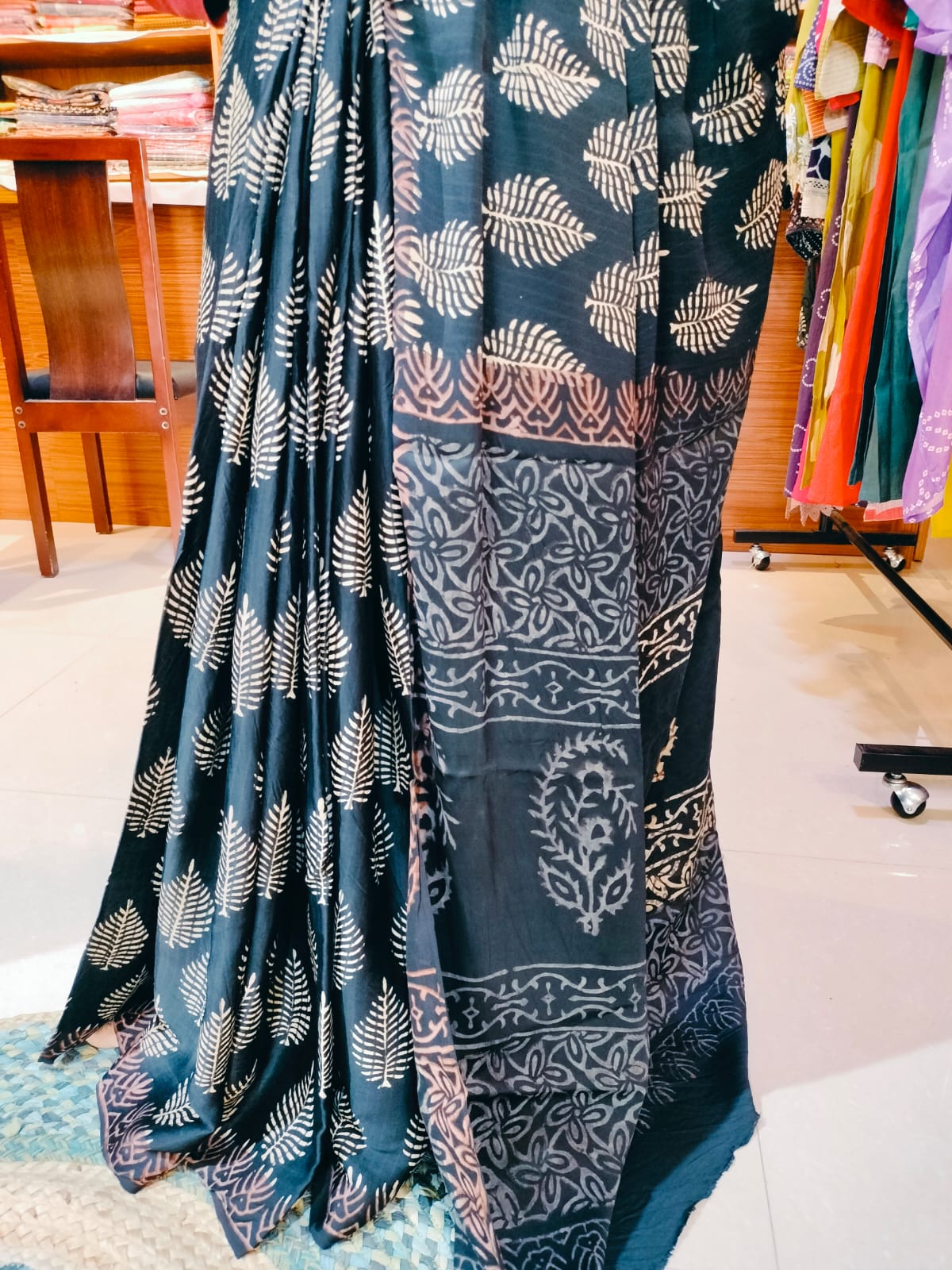Vanaspati Pure Modal Silk Black