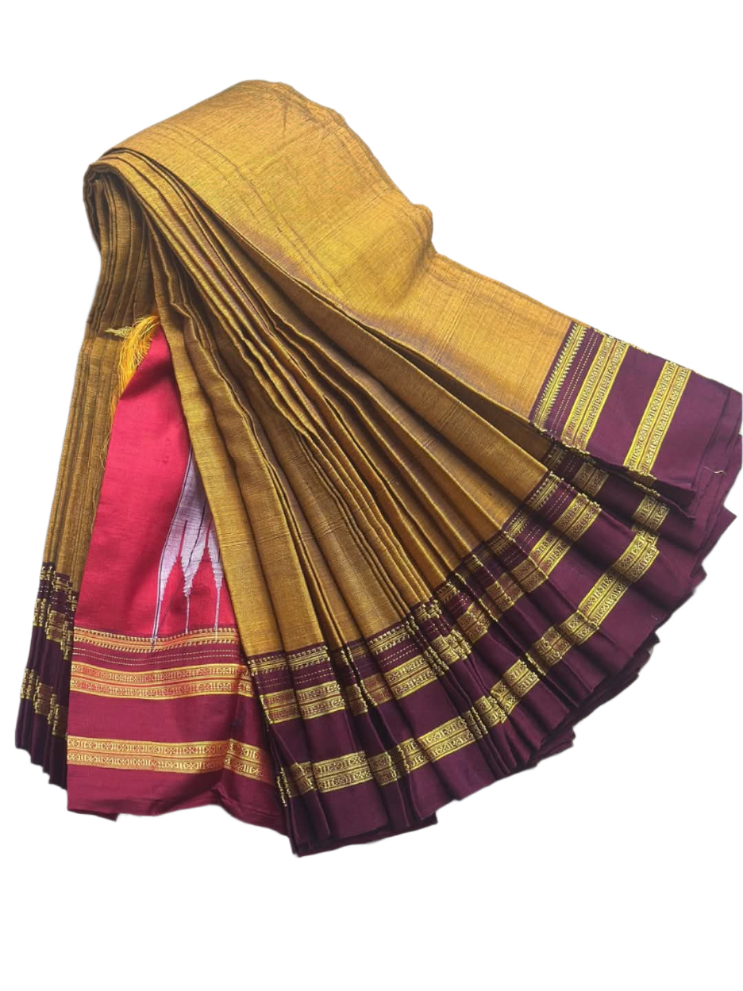 Ilkal Satin Silk Saree – Handwoven Elegance | Gruhini Silks