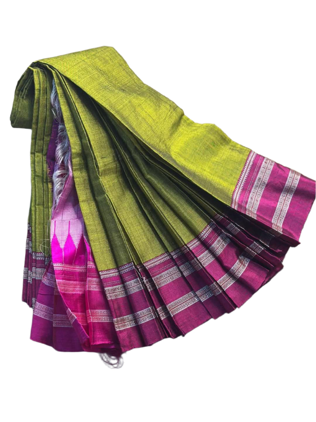 Ilkal Satin Silk Saree – Handwoven Elegance | Gruhini Silks