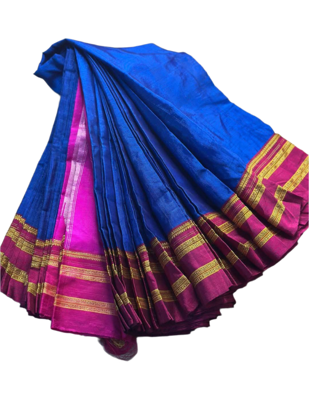 Ilkal Satin Silk Saree – Handwoven Elegance | Gruhini Silks