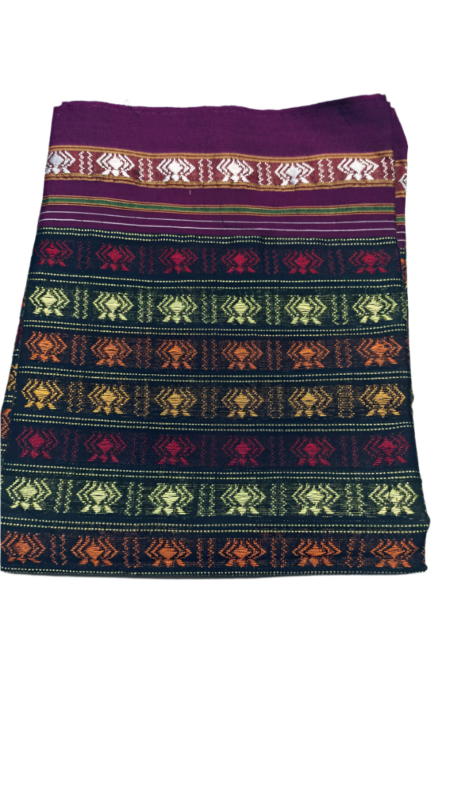 Handloom Pure Cotton Khun Blouse Pieces / Handloom Fabric Online