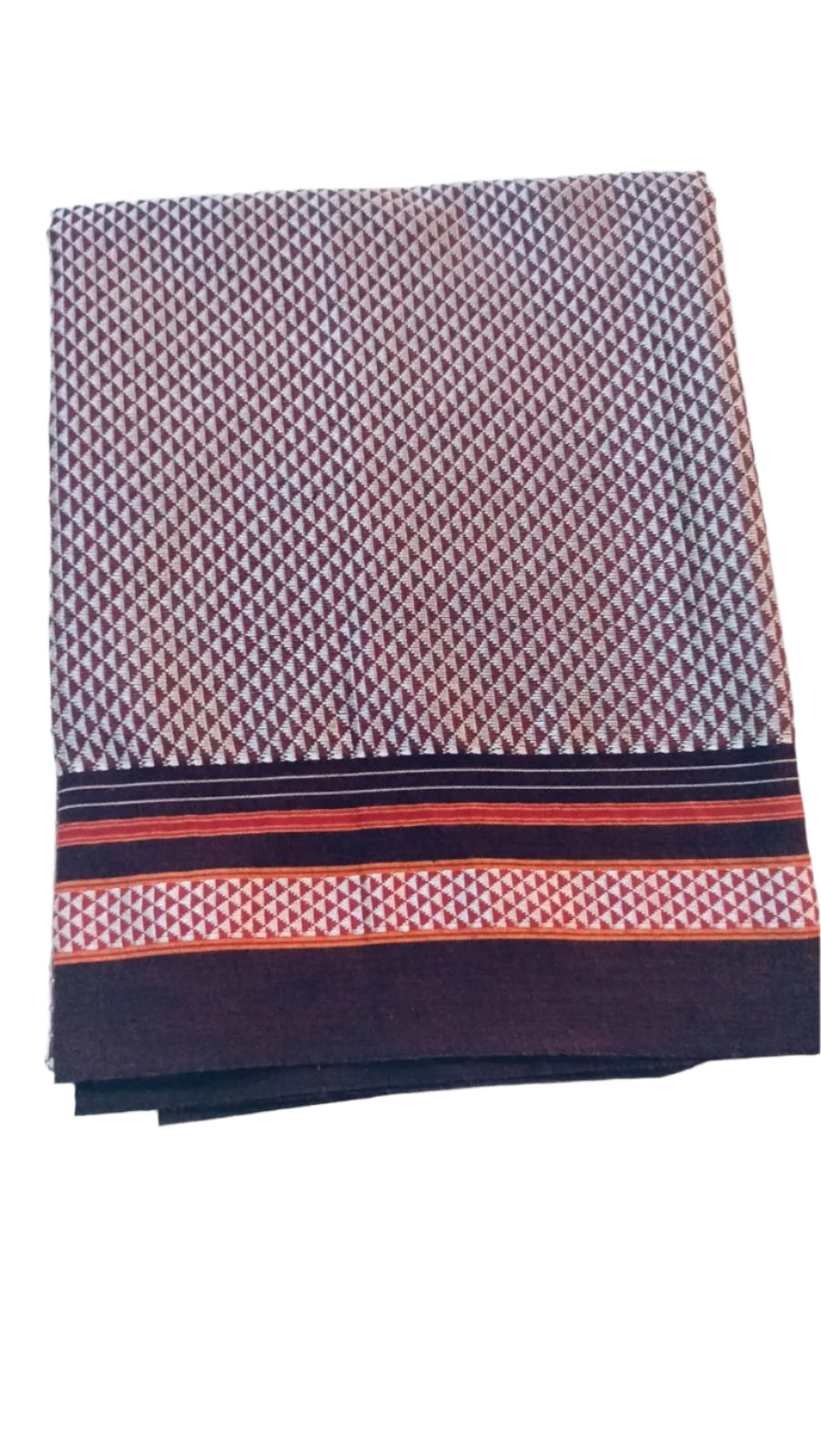 Handloom Pure Cotton Khun Blouse Pieces / Handloom Fabric Online
