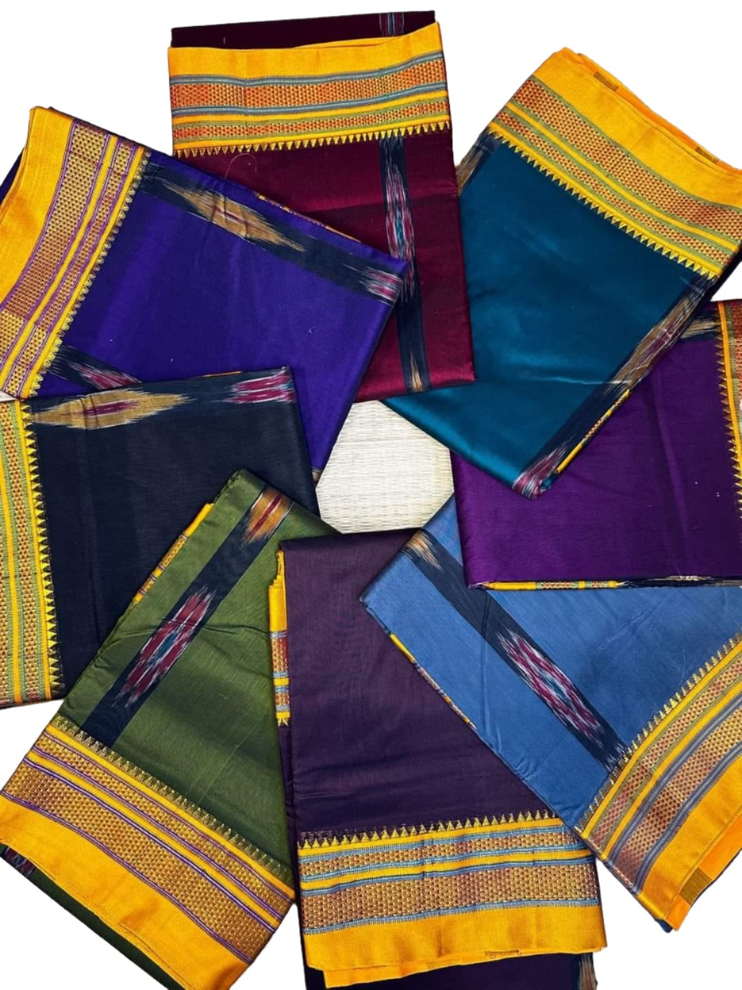Ilkal Cotton Silk with Ikkat Pallu Purple