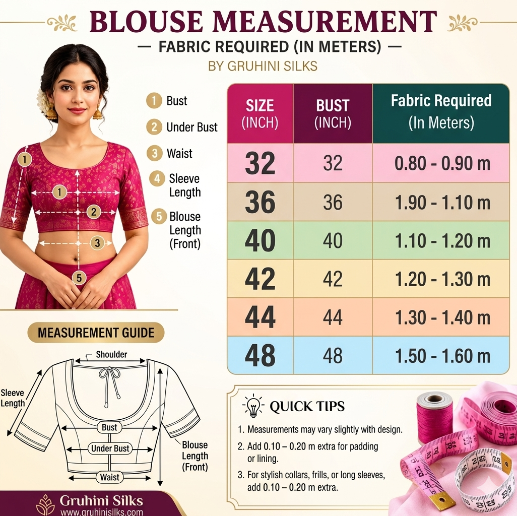 Blouse Measurement Guide for Working Women