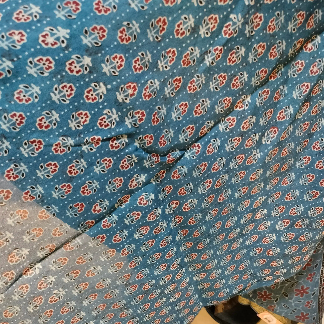 Ajrakh Modal Silk Sarees in Bangalore | Gruhini Silks