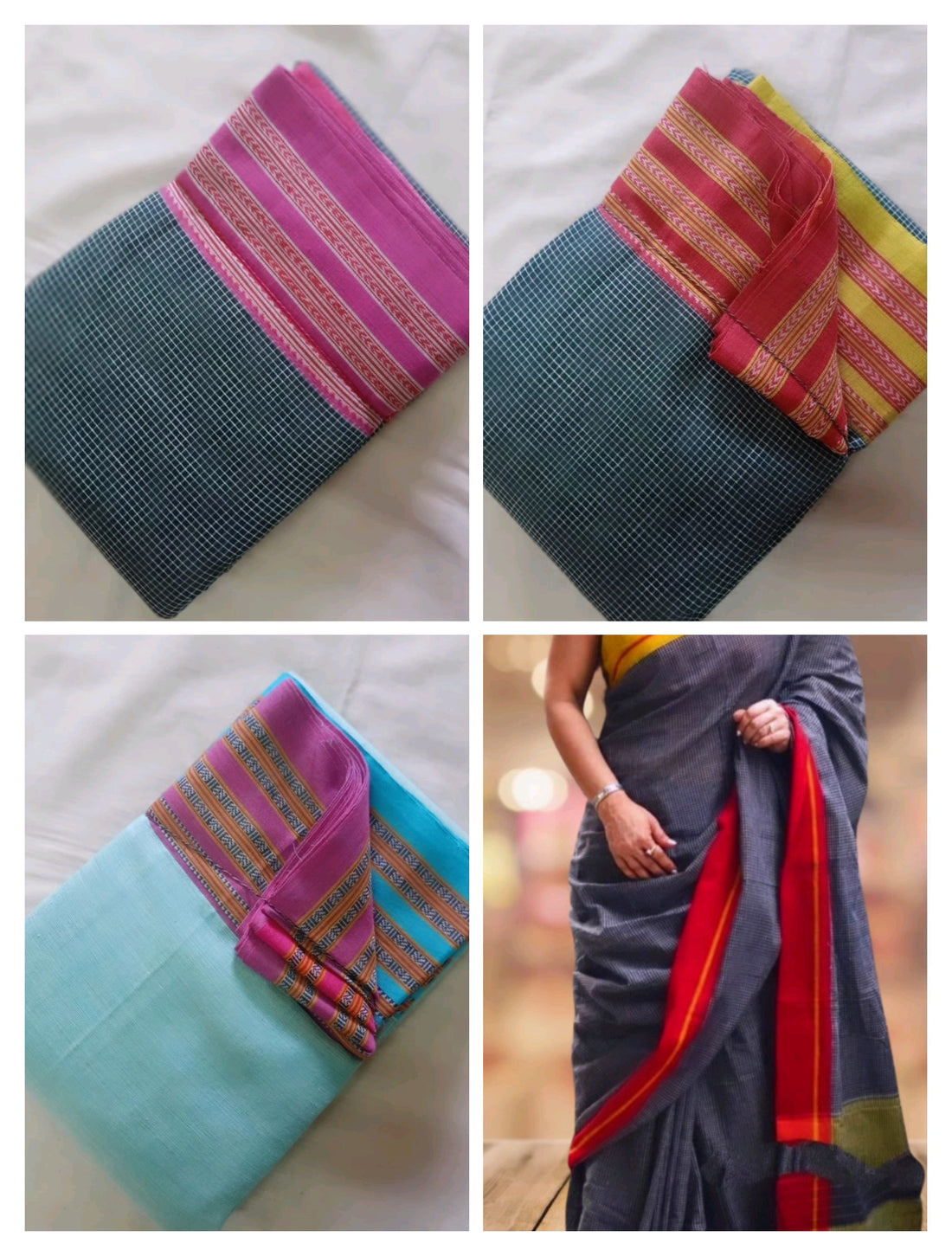 Embrace Tradition with Patteda Anchu Handloom Cotton Sarees