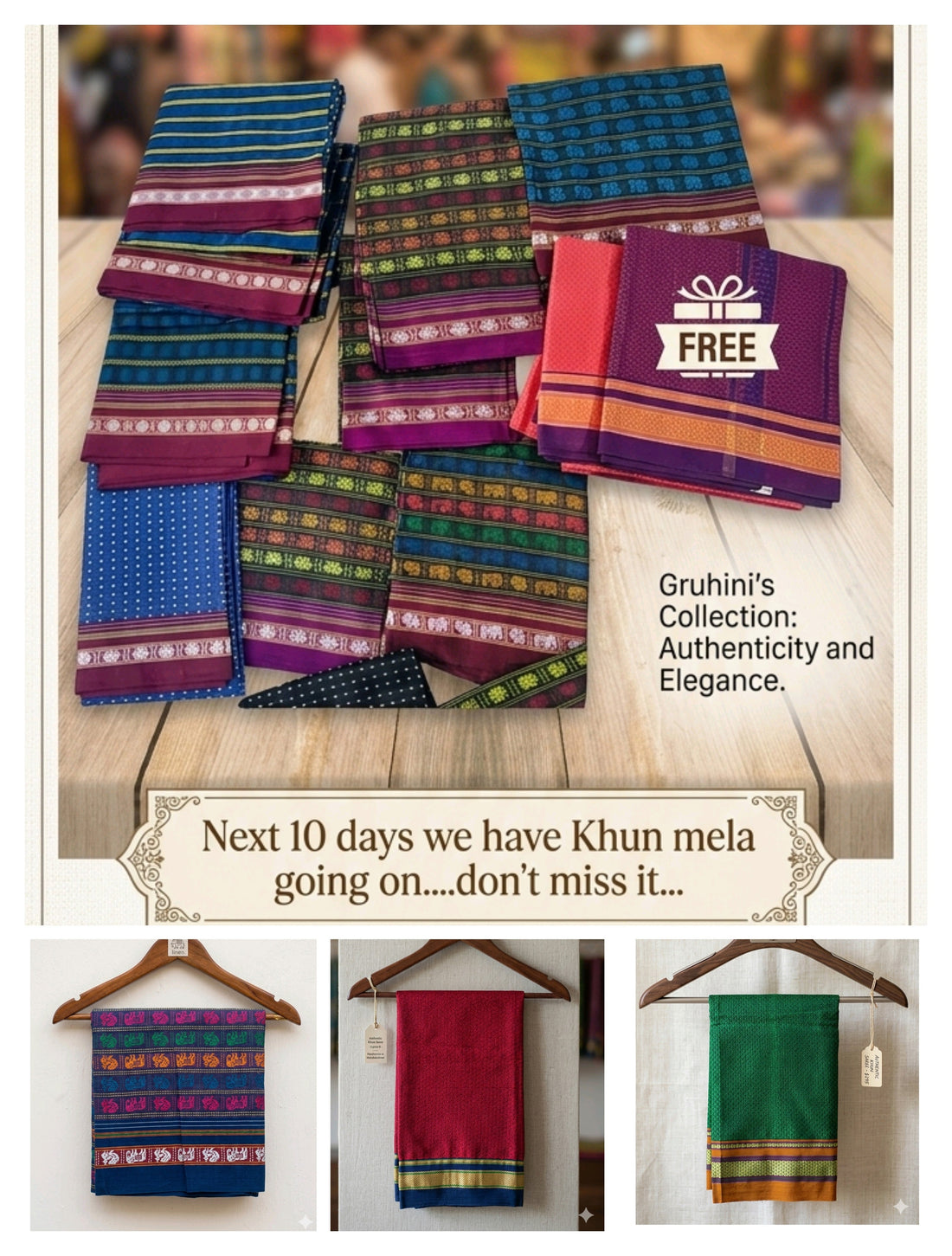 Khun Fabric in India | Authentic Khun Fabrics Direct from Weavers | Gruhini Silks