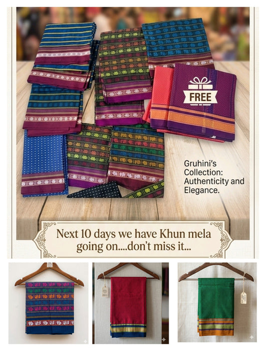 Khun Fabric in India | Authentic Khun Fabrics Direct from Weavers | Gruhini Silks