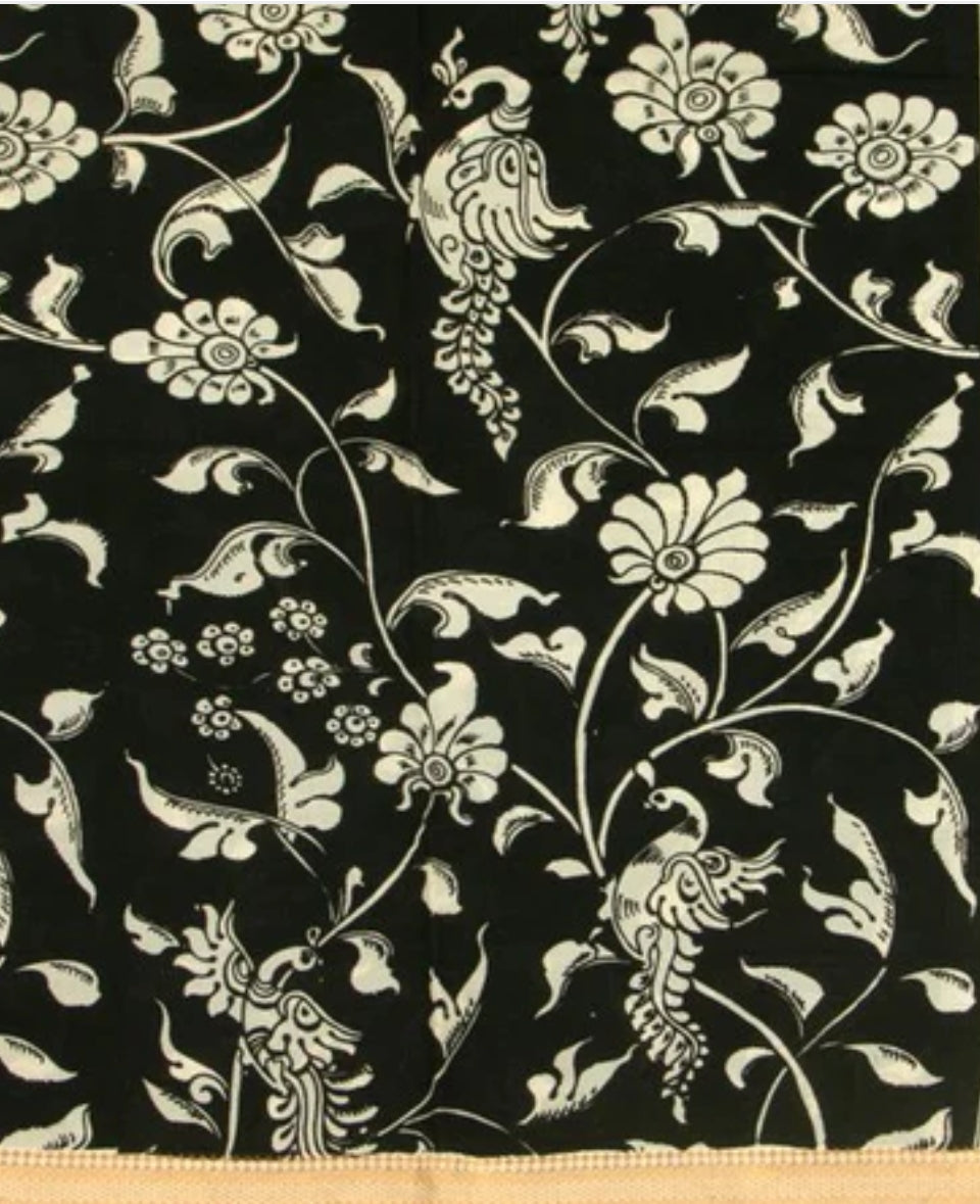 Kalamkari Mangalagiri Dupattas in Bangalore | Gruhini Silks