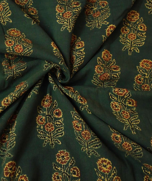 Why Ajrakh Modal Silk Sarees Come in Specific Colours