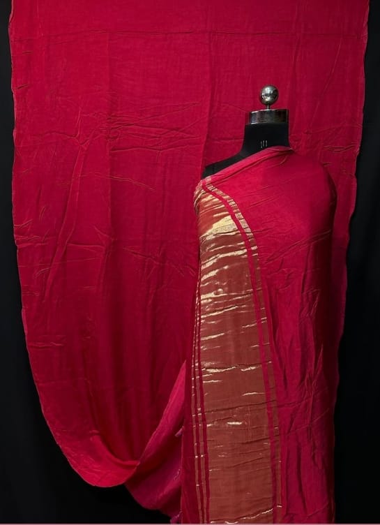 Why Pure Modal Silk Sarees Are a Better Choice Than Satin Sarees