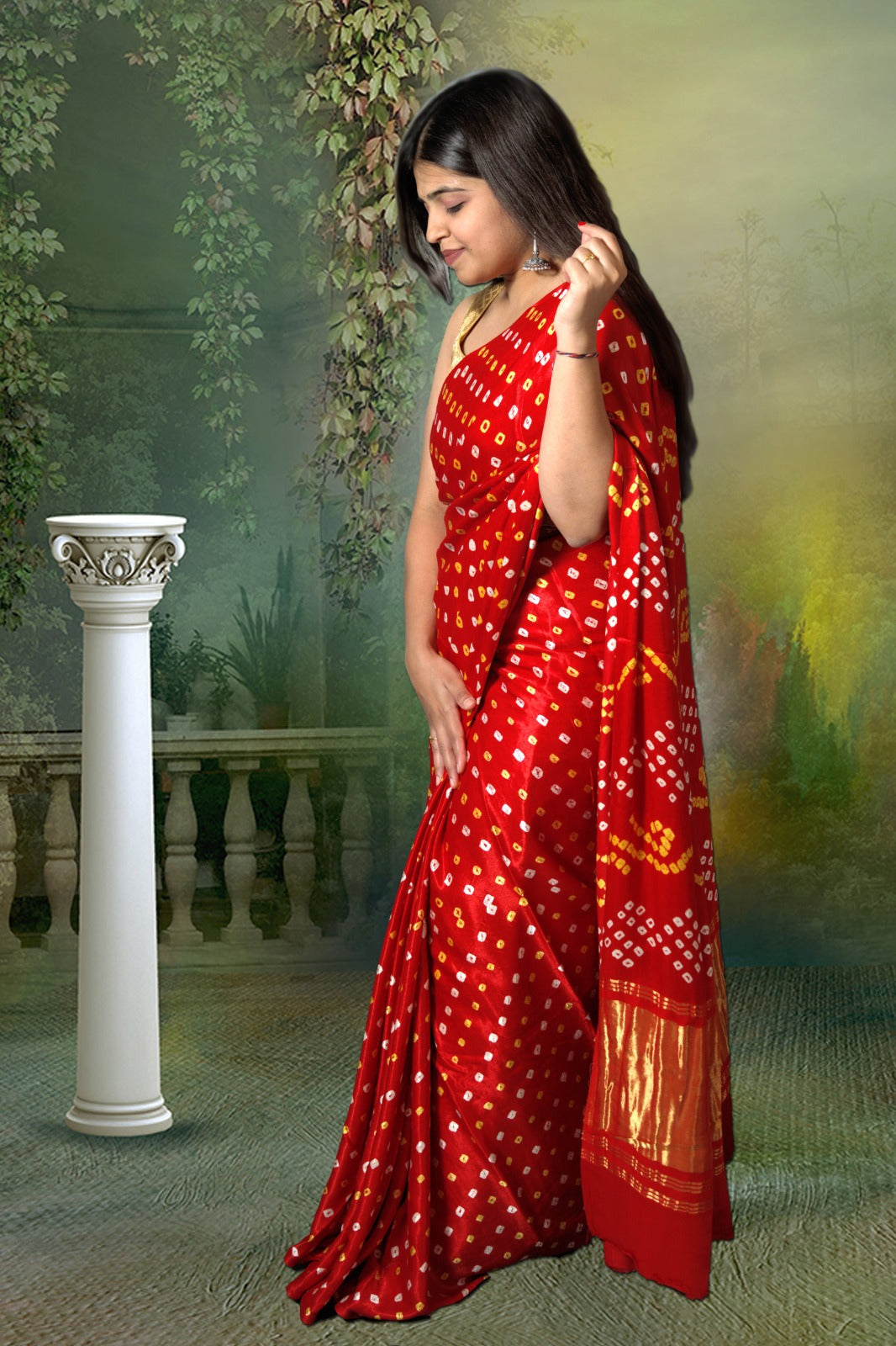 BANDHEJ MODAL SILK SAREES