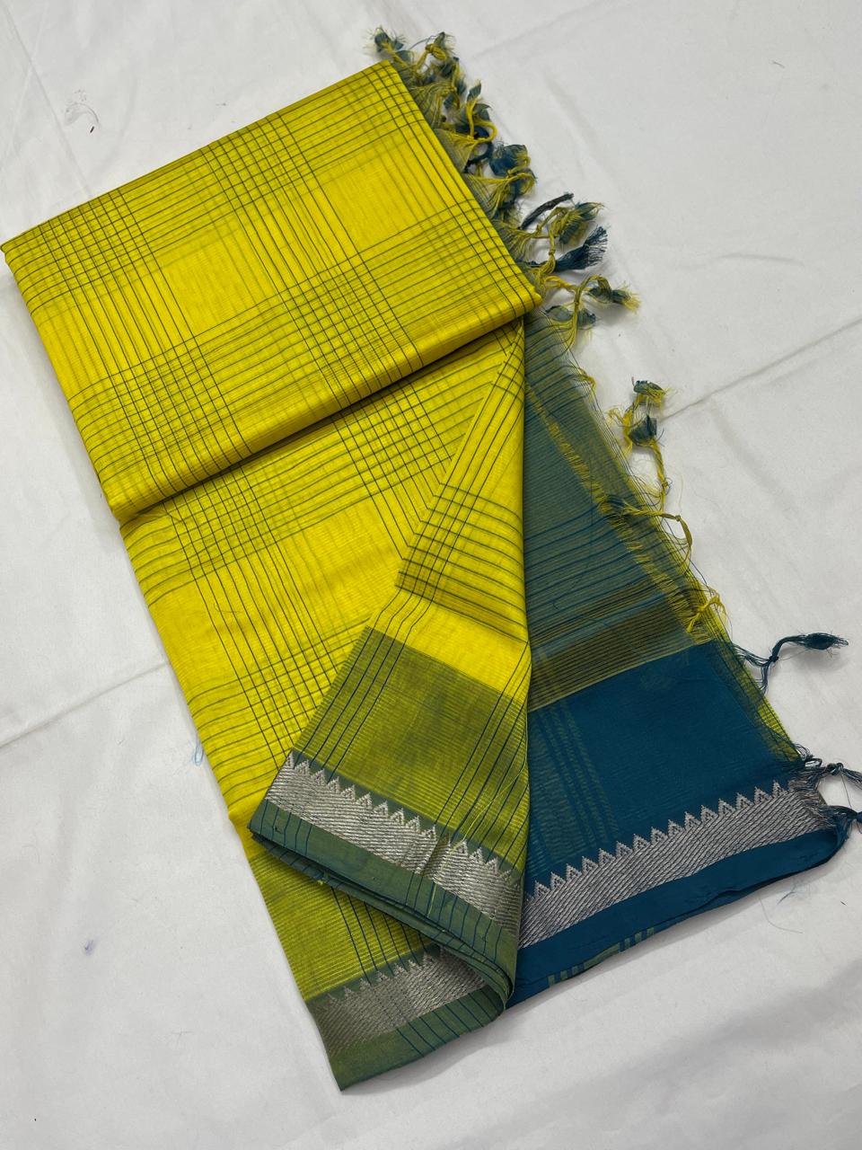 Mangalgiri Cottpon Silk Saree