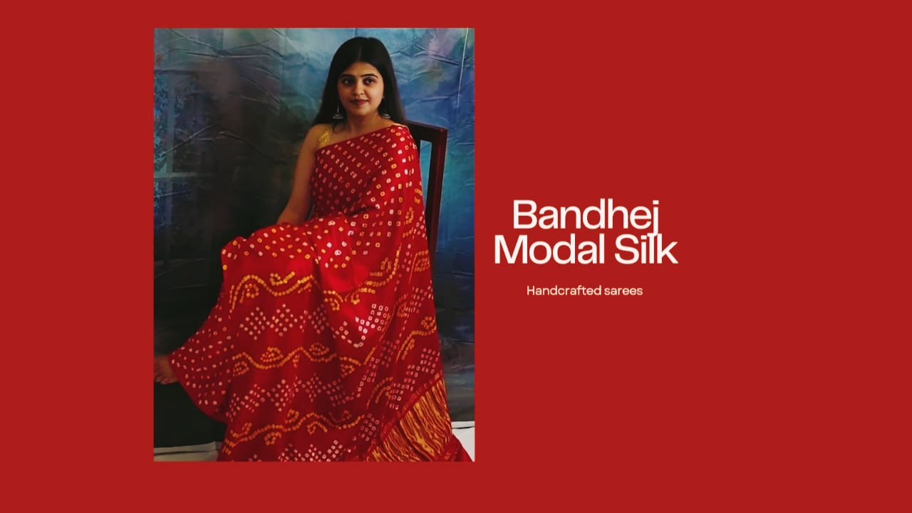 BANDHEJ MODAL SILK SAREES