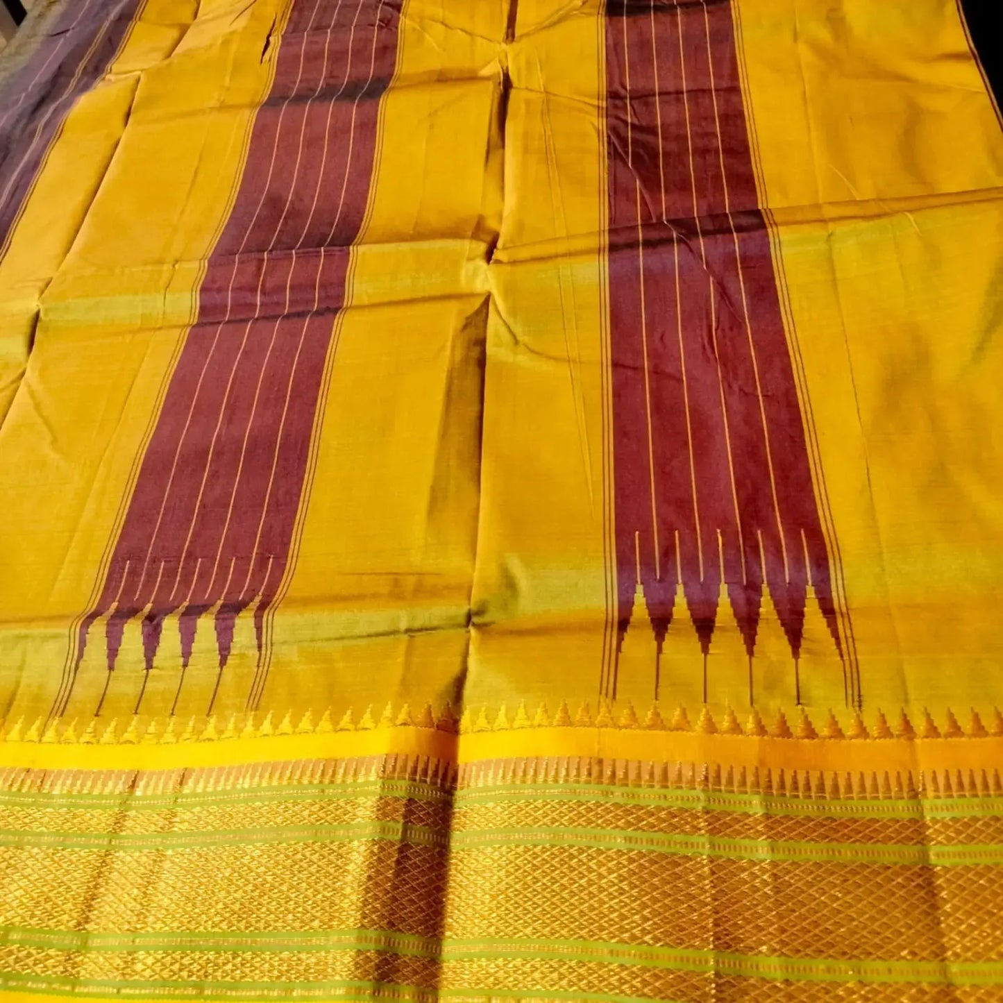 Ilkal Cotton Silk Saree Maroon