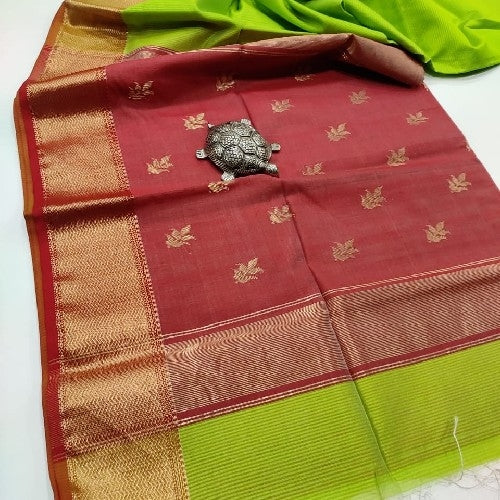 Maheshwari Butta Cotton Silk