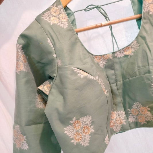 Banarasi with Zari Light Green