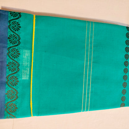 Chettinad Cotton Green Saree