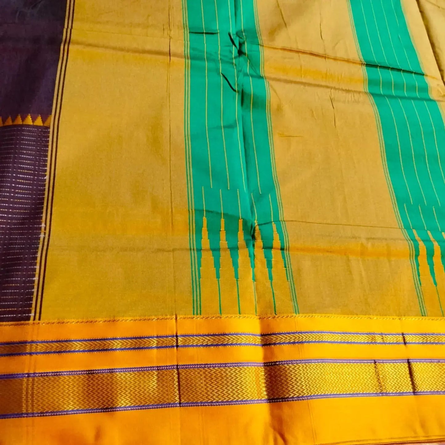 Ilkal Cotton Silk Saree Purple