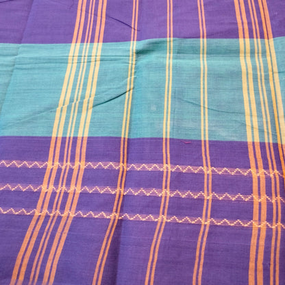 Chettinad Cotton Blue saree