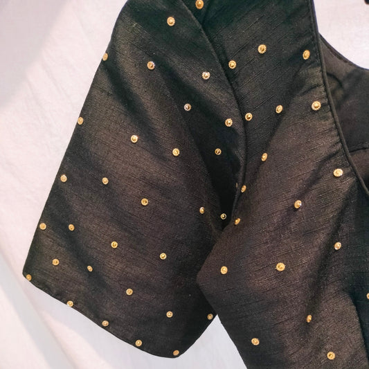 Blouse with Golden Chamki