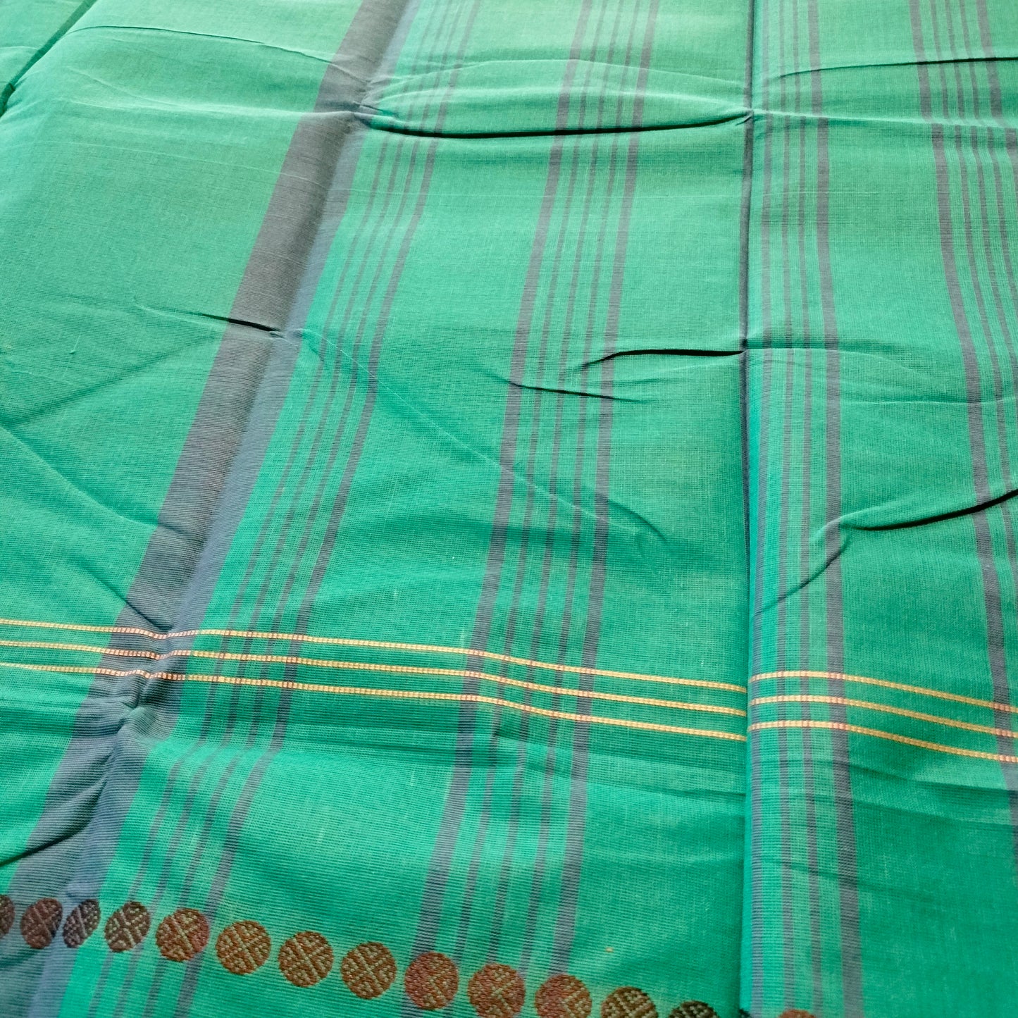 Chettinad Cotton Green Saree