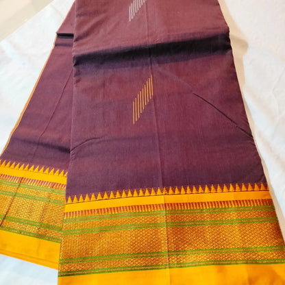 Ilkal Cotton Silk Saree Maroon