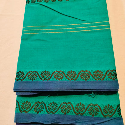 Chettinad Cotton Green Saree