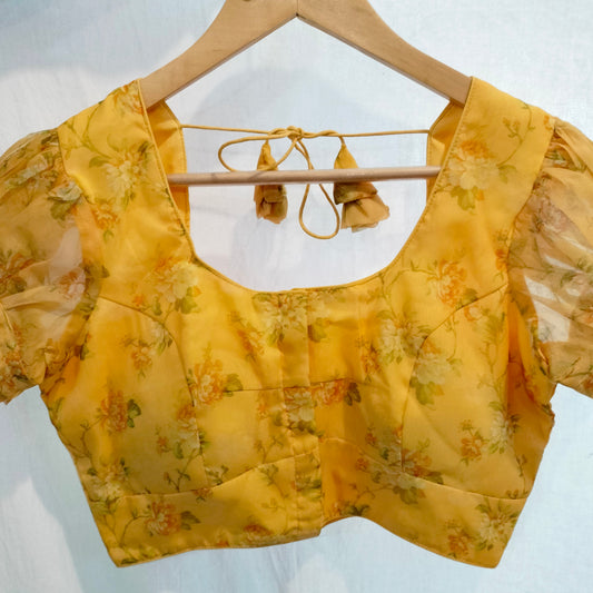 Organza Blouse Yellow