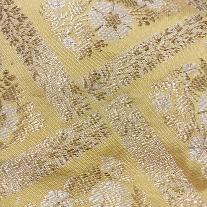 Banarasi Yellow Zari Blouse