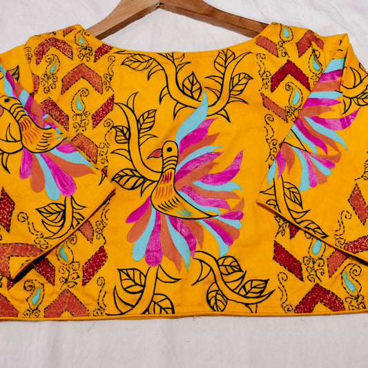 Kantha Work Blouse