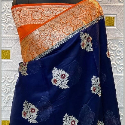 Banarasi Semi Georgette Silk