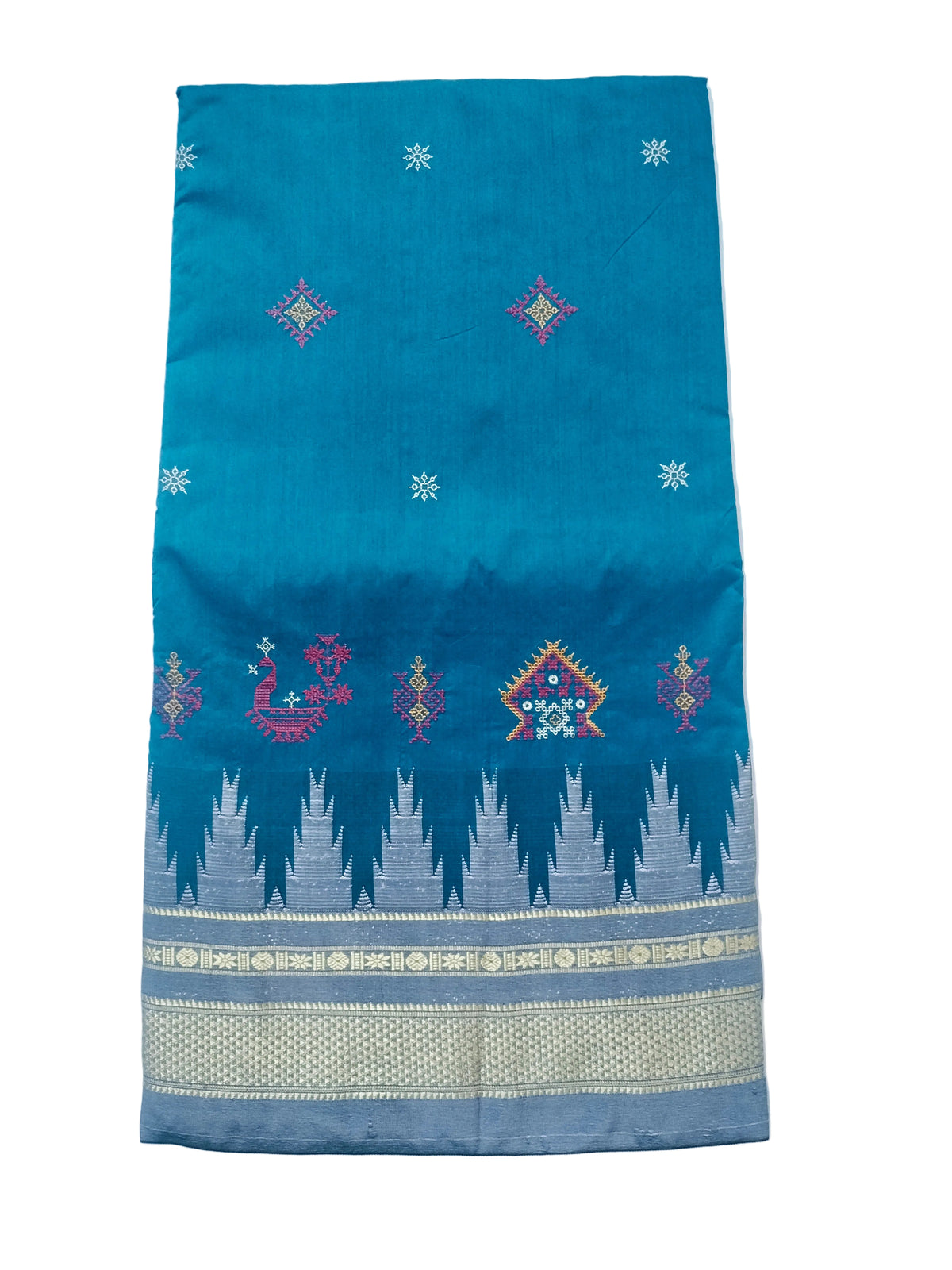 Kasuti Ilkal Saree with Tope Teni Pallu & Blouse