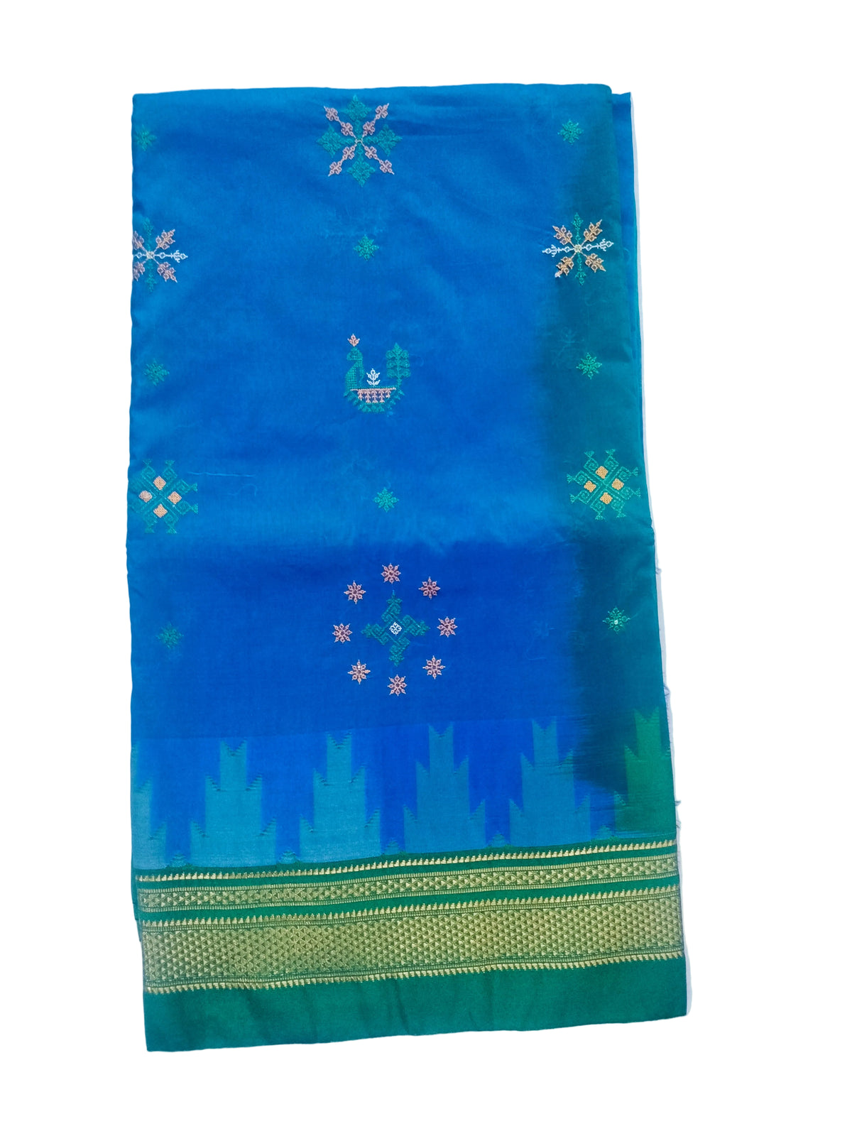 Kasuti Ilkal Saree with Tope Teni Pallu & Blouse