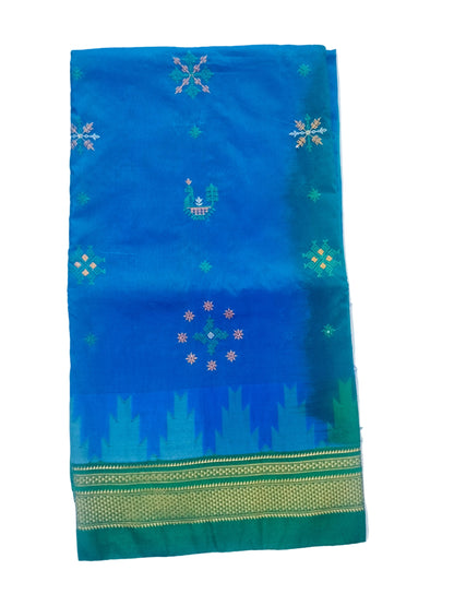 Kasuti Ilkal Saree with Tope Teni Pallu & Blouse