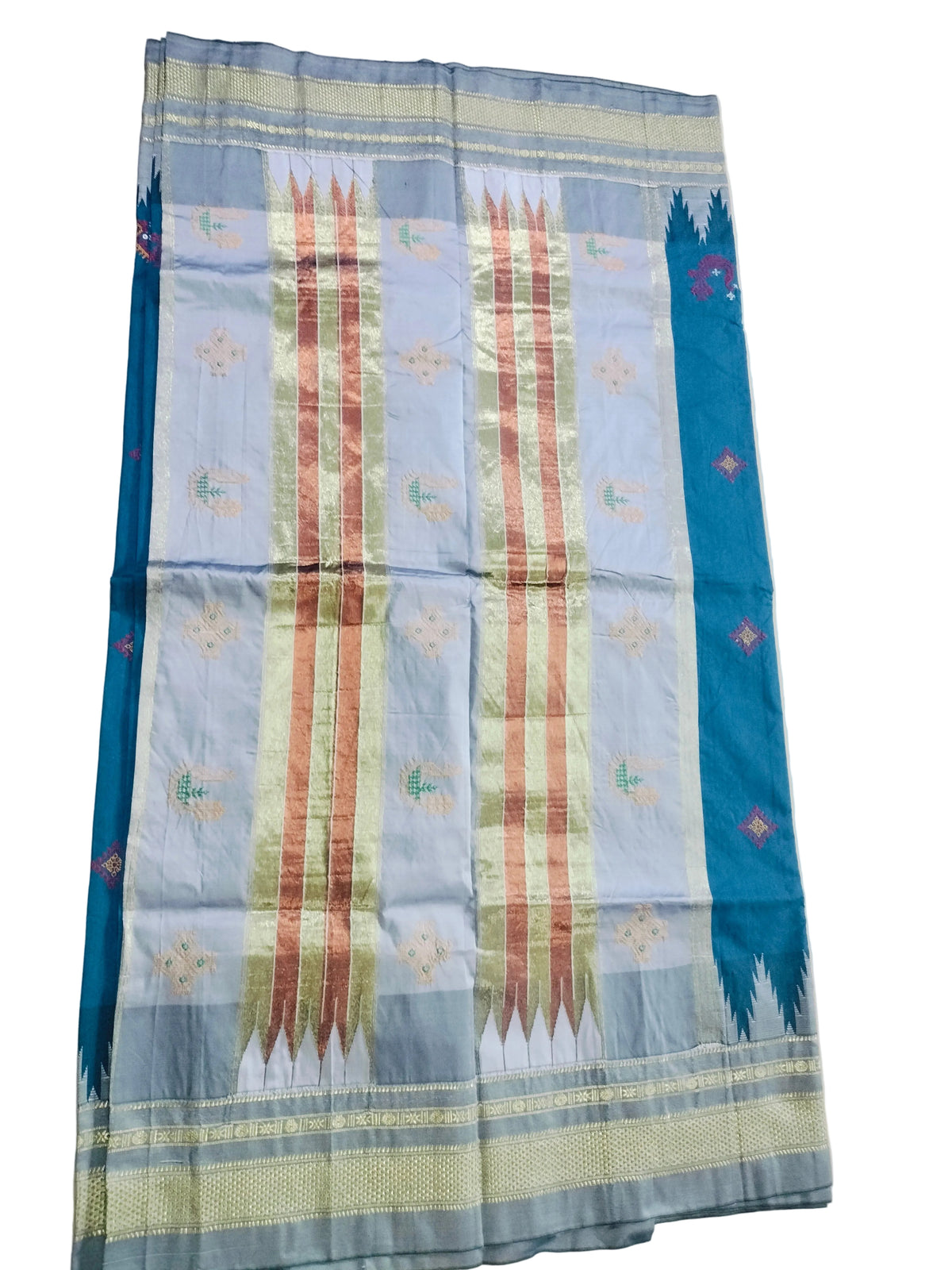Kasuti Ilkal Saree with Tope Teni Pallu & Blouse