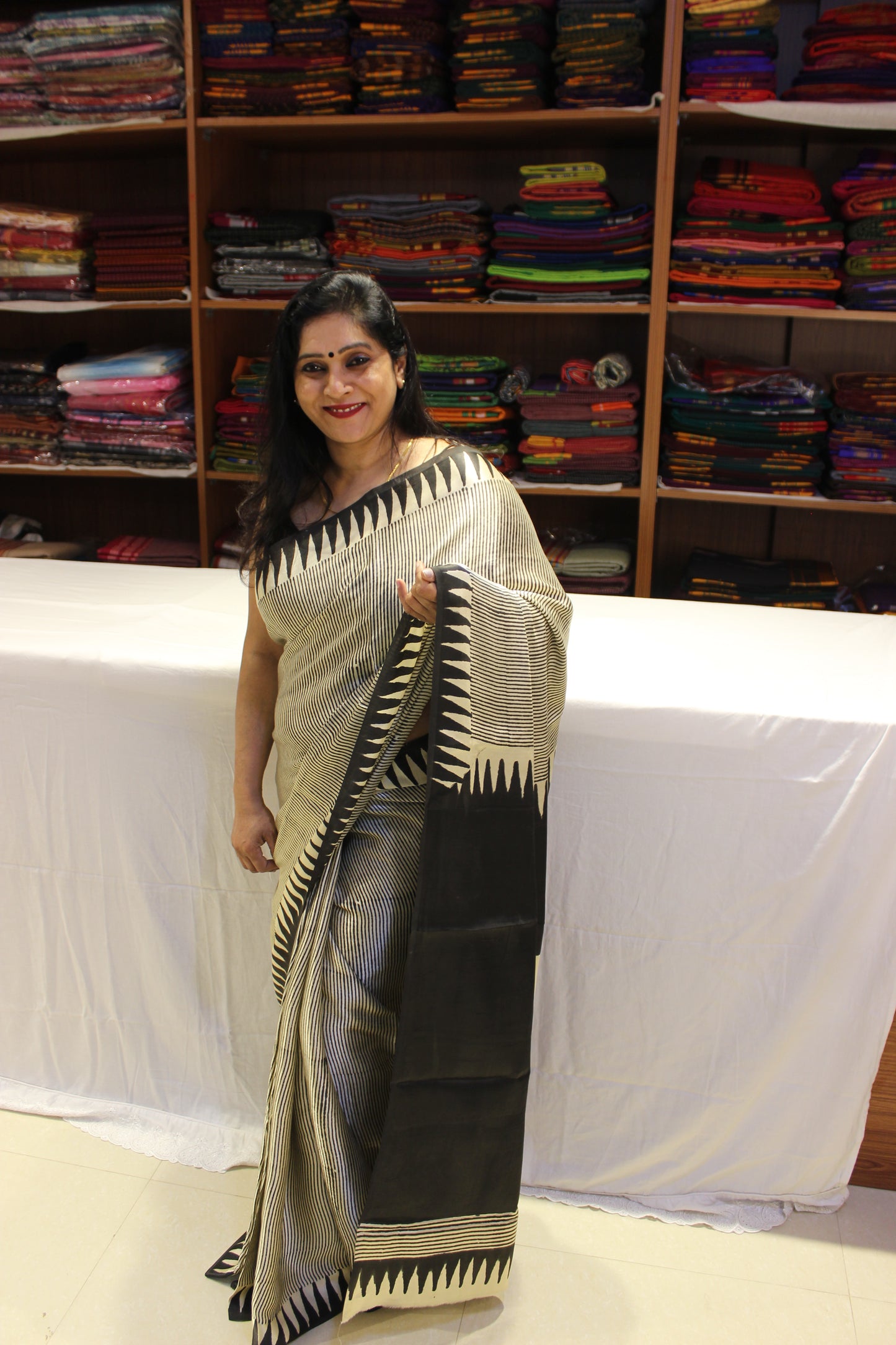 Vanaspati Modal Silk Sarees  Black