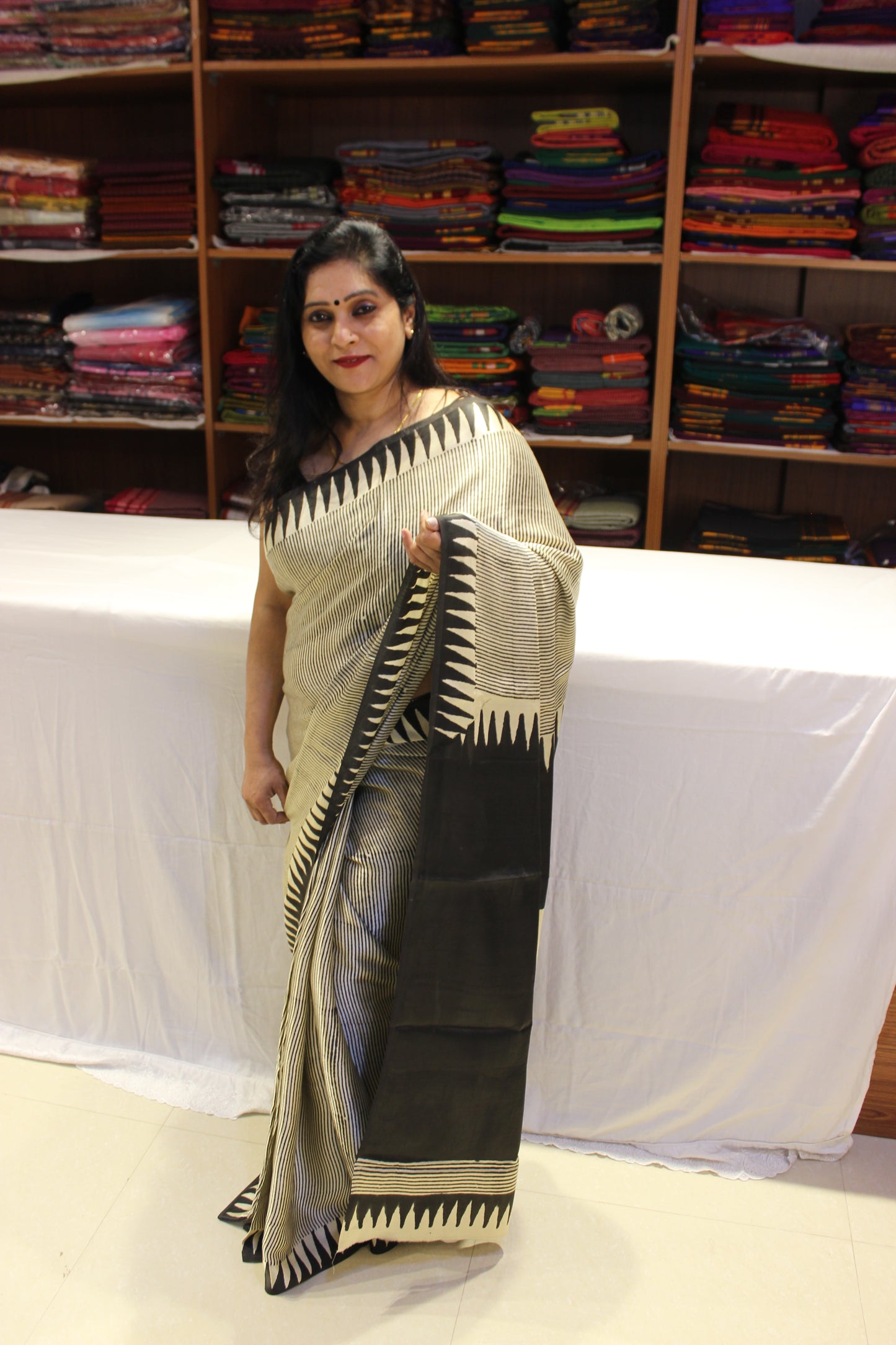 Vanaspati Modal Silk Sarees  Black