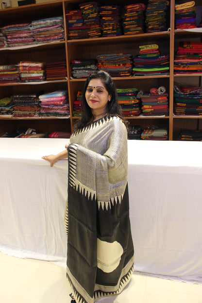 Vanaspati Modal Silk Sarees  Black