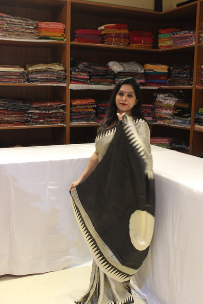 Vanaspati Modal Silk Sarees  Black