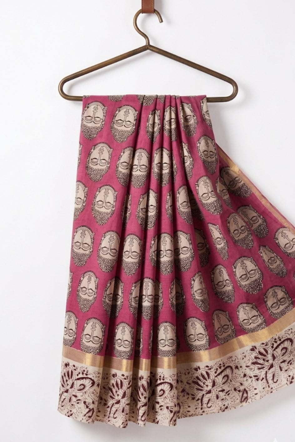 Kalamkari Nellore Mangalagiri Silk Saree