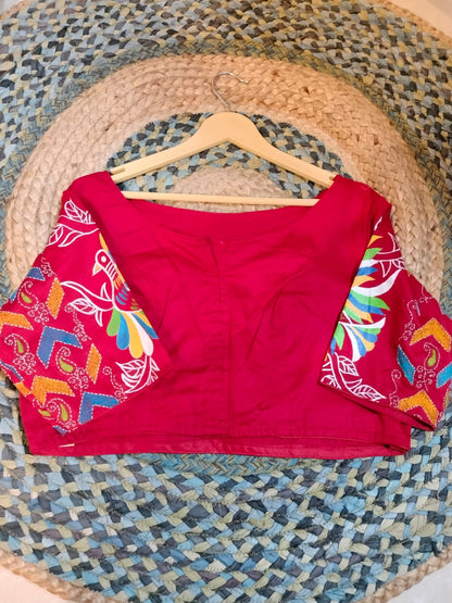 Kantha Designer Blouse RED