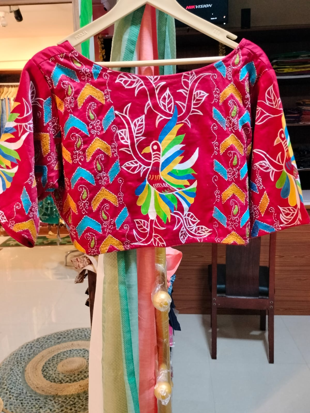 Kantha Designer Blouse RED