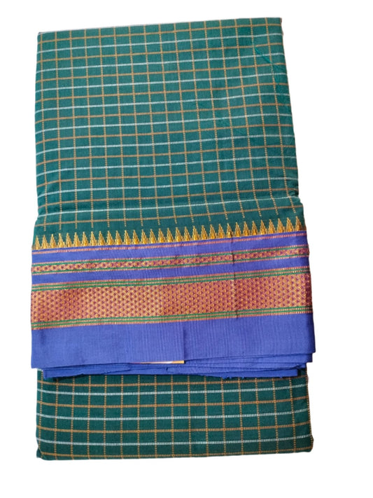 Ilkal Cotton Silk Saree Green