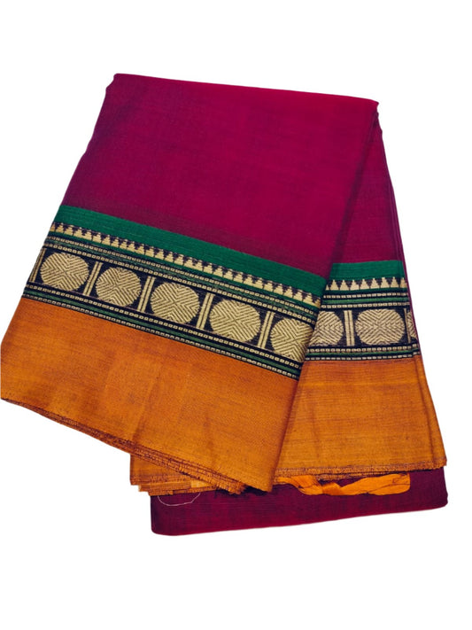 Narayanpet Cotton Saree Purple